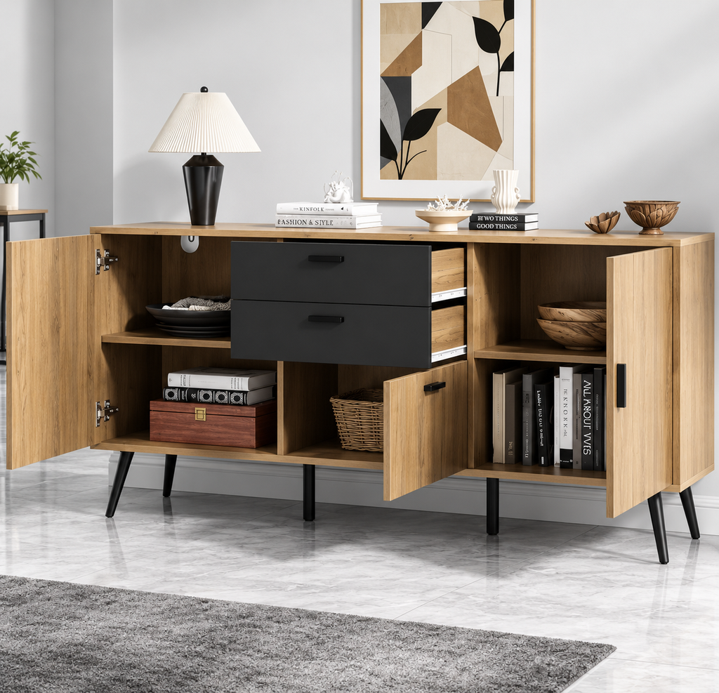Buffet enfilade en bois