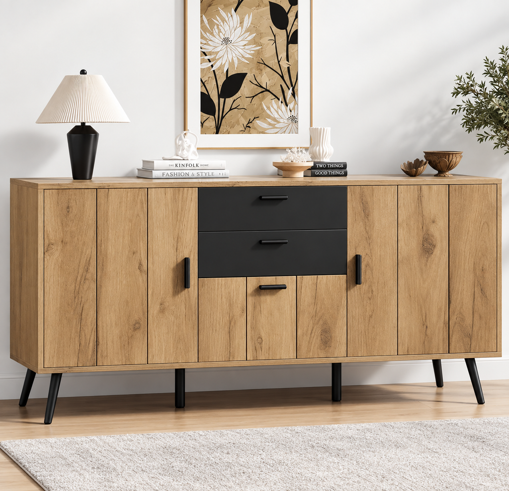 Buffet enfilade en bois