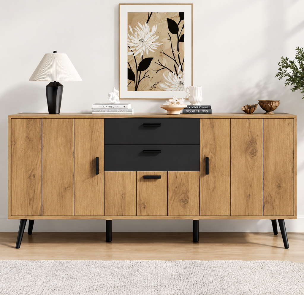 Buffet enfilade en bois