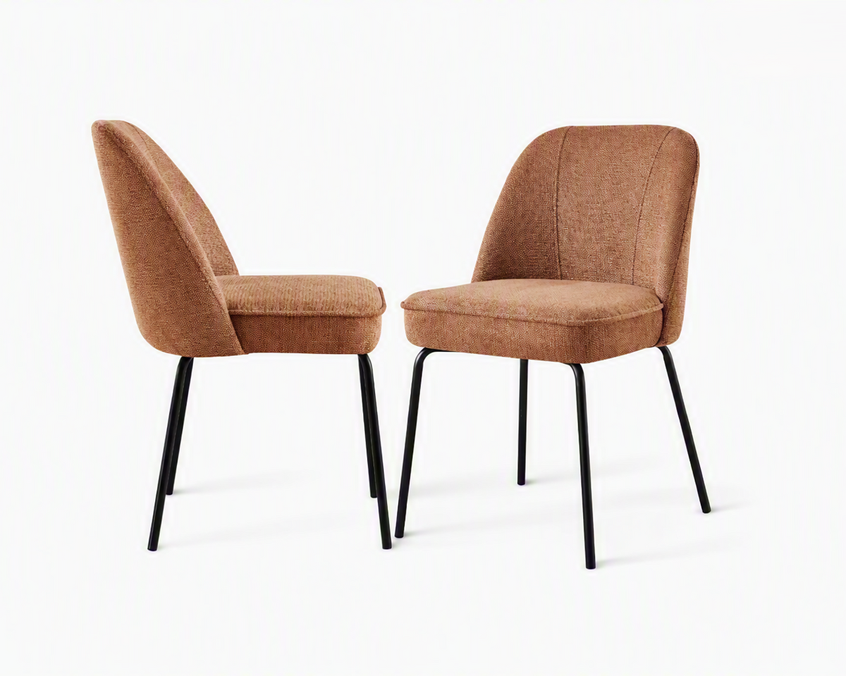 Chaises en velours