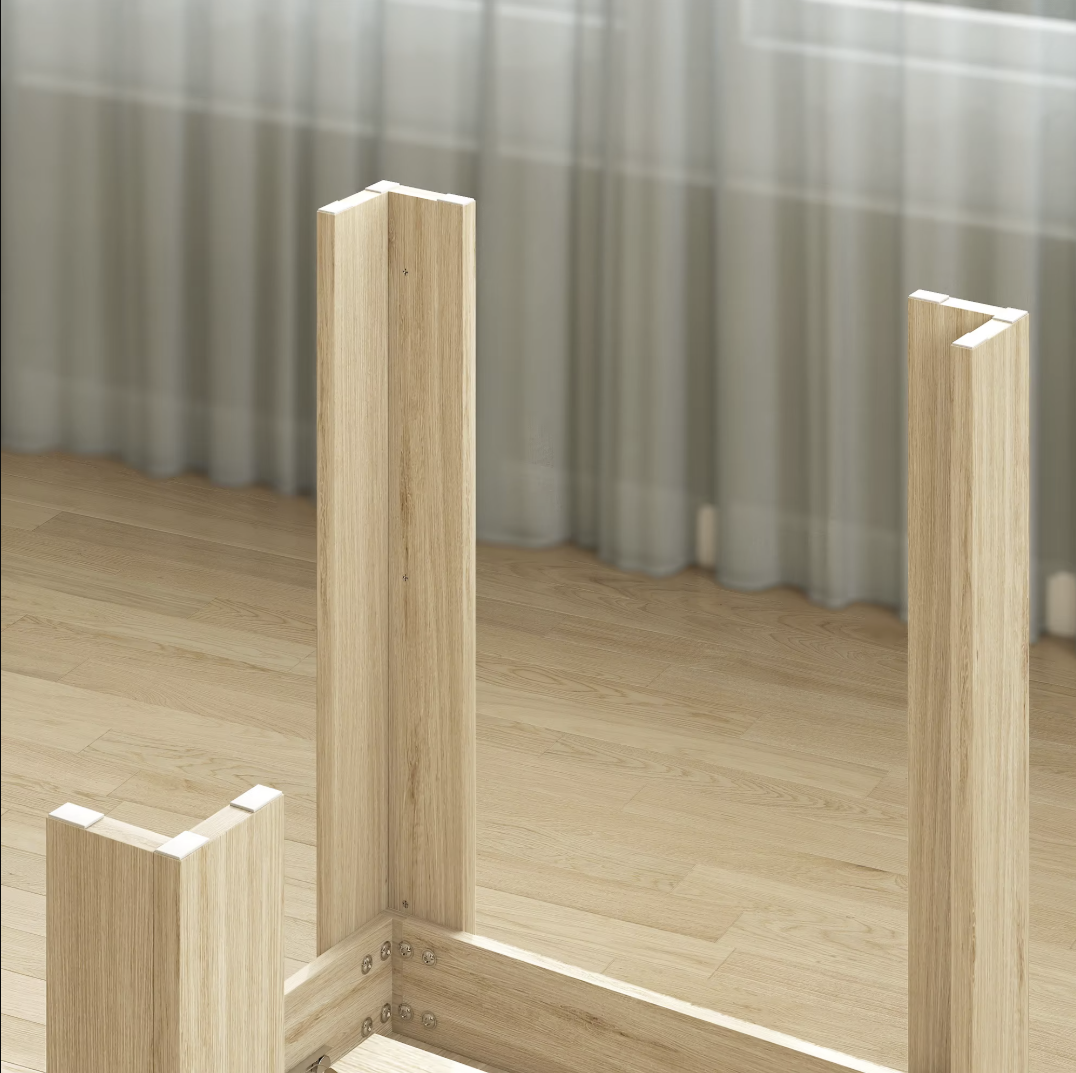 Table extensible couleur chêne 180 cm