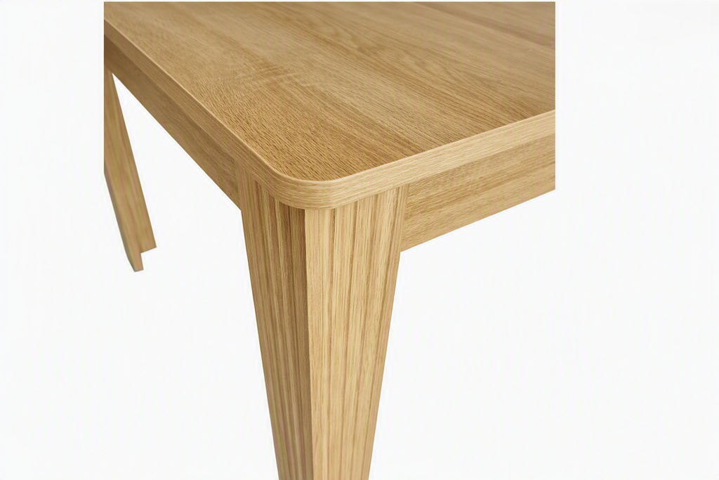 Table à manger rectangulaire couleur chêne 120cm