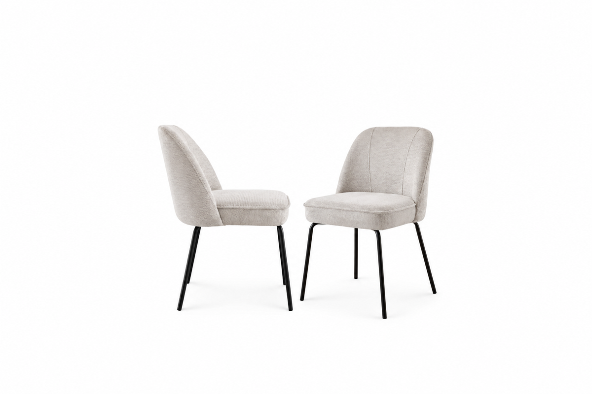 Chaises en velours