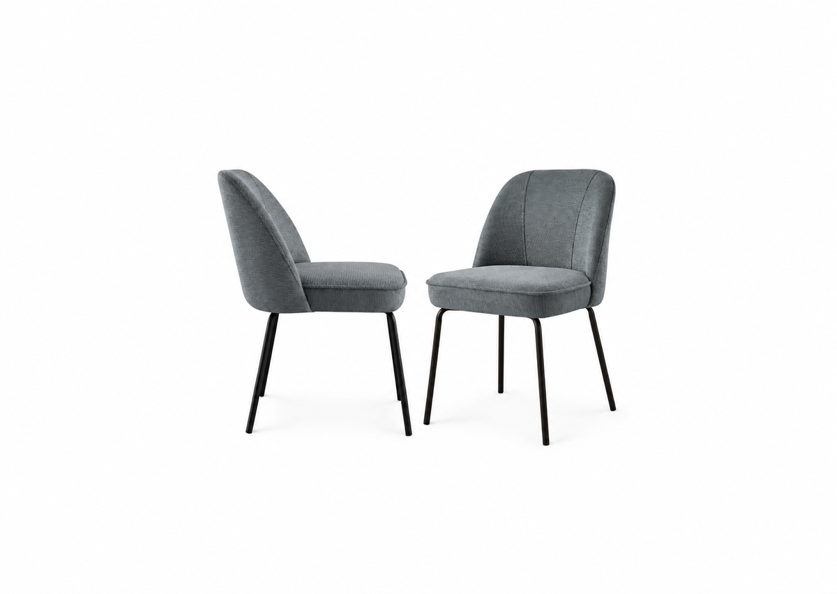 Chaises en velours