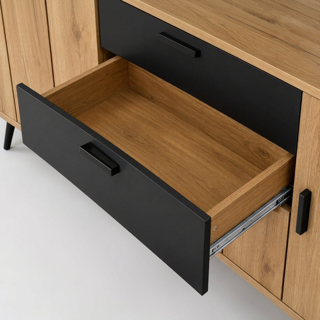 Buffet enfilade en bois