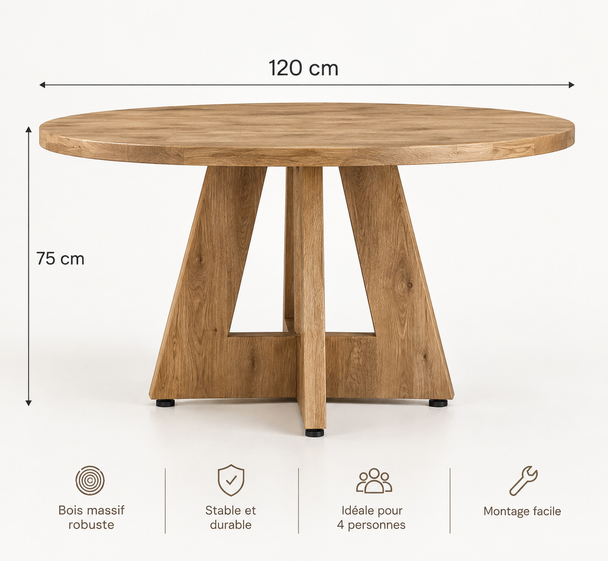 Table de salle à manger ronde