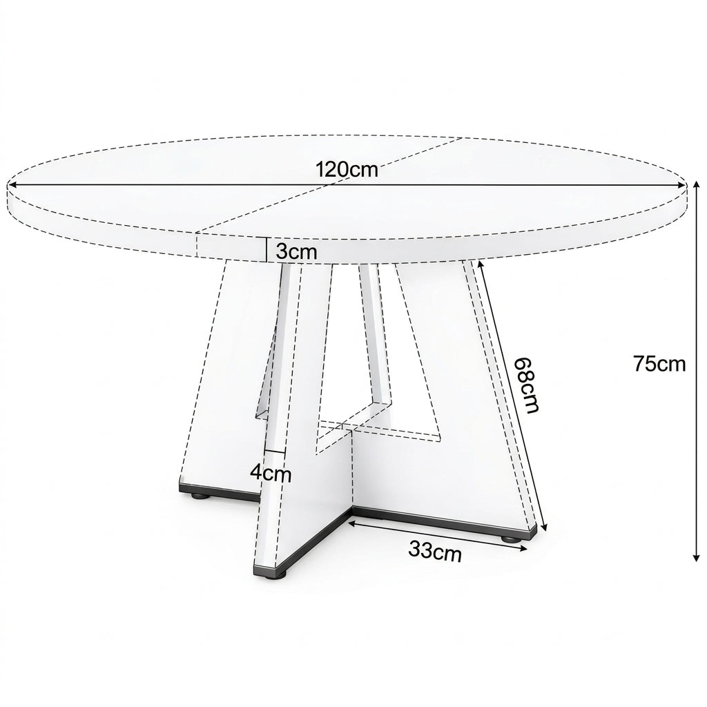 Table de salle à manger ronde